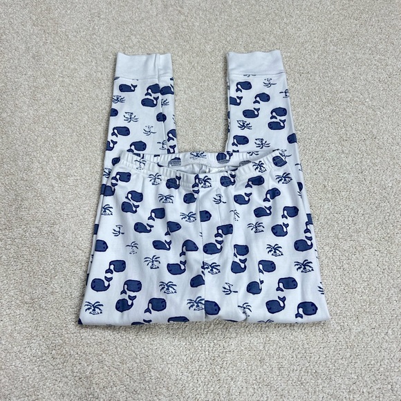 Roller Rabbit Whale Moby Pajama bottoms Size 6 white and blue - Picture 5 of 5